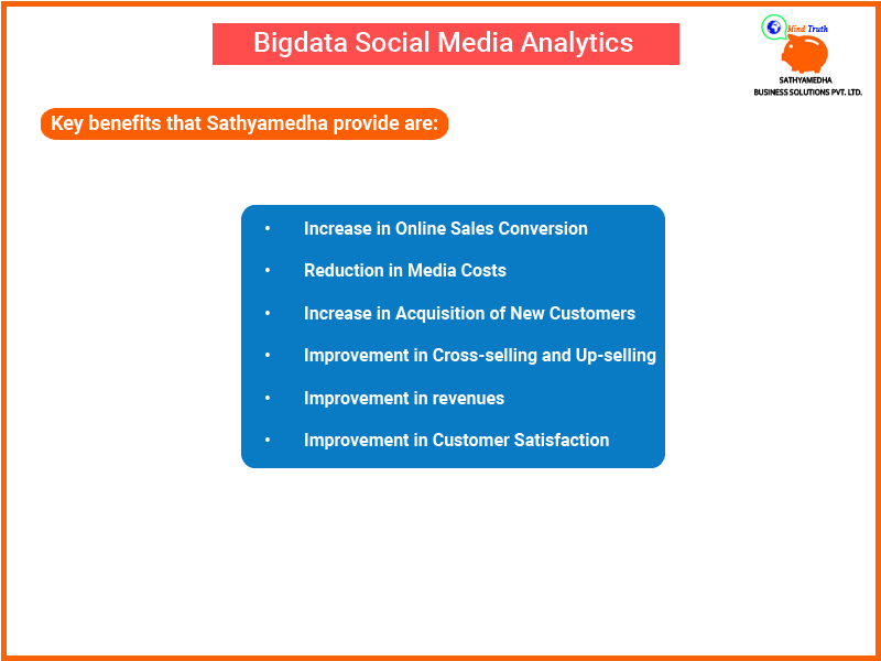 Social Media Analytics Services-Increase in Online Sales Conversion,Improvement in Customer SatisfactionImprovement in Cross-selling and Up-selling,Increase in Acquisition of New Customers,Reduction in Media Costs,Improvement in revenues